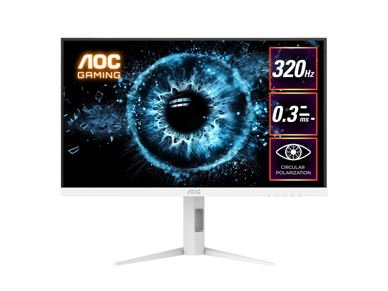  27" Fast IPS Q27G4SL/WS: 25601440 @ 320Hz, 1ms GtG, 350 nits, HDR 450 nits, sRGB 125%, DP 1.4, HDMI 2.1, ergonomic stand, VESA 100mm  